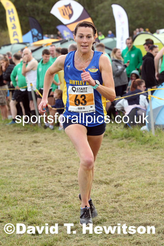 Senior womens 2021 North Eastern Harrier League, Druridge Bay. Photo: David T. Hewitson/Sports for All Pics
